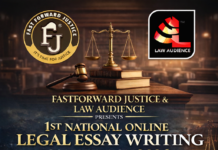 FASTFORWARD JUSTICE AND LAW AUDIENCE’S 1ST NATIONAL ONLINE LEGAL ESSAY WRITING COMPETITION 2026