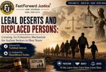 Legal Deserts and Displaced Persons: Curating An Exhaustive Mechanism for Asylum Seekers in Host States| Authored By : Nabihah Imran & Co-Authored By: Shambhawi Sinha | Volume VI Issue III|