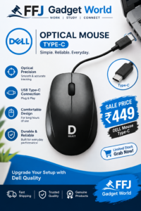 Dell Select DS112 USB Type-C Wired Optical Mouse – Black